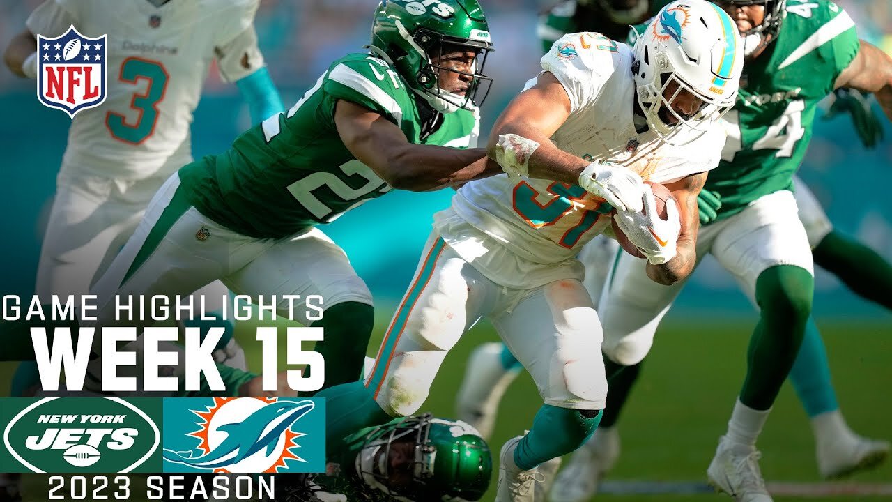 New York Jets vs. Miami Dolphins Game Highlights - NFL 2023 Week 15