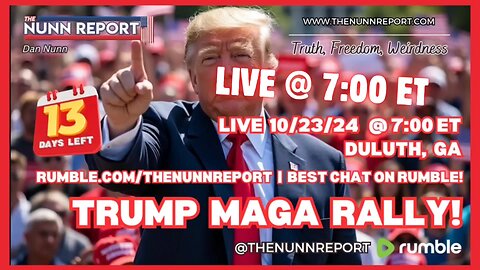 SPECIAL– 7pm ET - LIVE Trump MAGA Rally – Deluth, GA