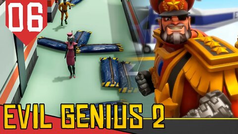 Base virou uma ZONA DE GUERRA com WAIFU ROBÔ - Evil Genius 2 Ivan Vermelho #06 [Gameplay PT-BR]