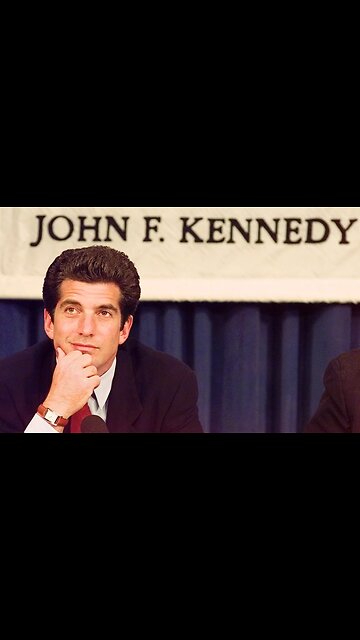 JFK Jr the serving president watch a video until the end