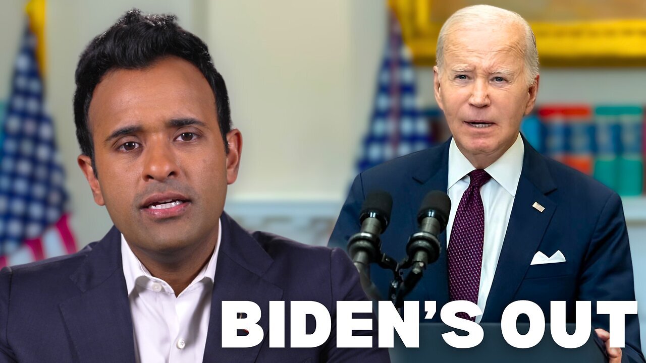 Biden Drops Out... Now What? | Should-Be VP, Vivek Ramaswamy Responds!