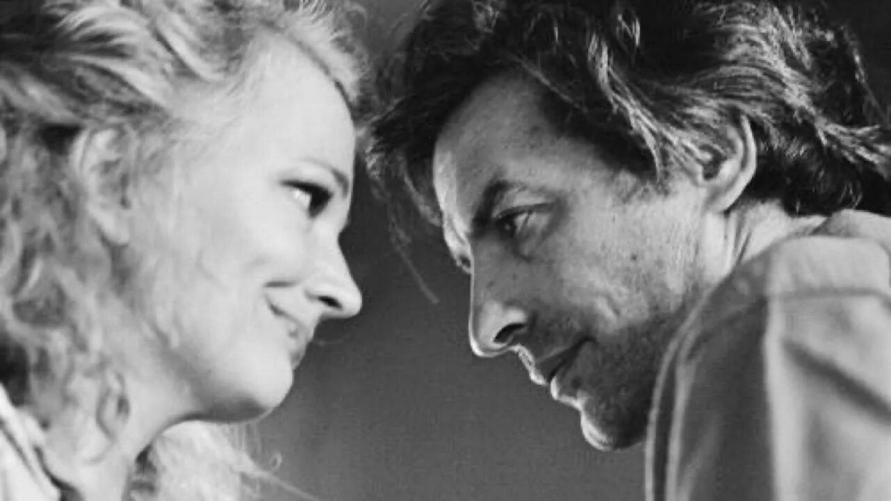 John Cassavetes and Gena Rowlands rehearsing a scene for Love Streams