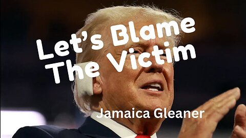 Trump Assassination Attempt - Media Blames The Victim