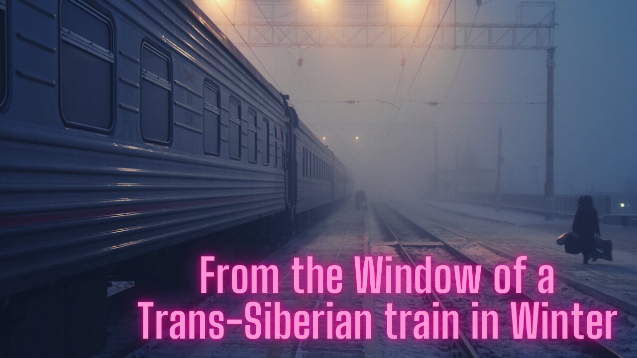 From the window of a Trans-Siberian train!