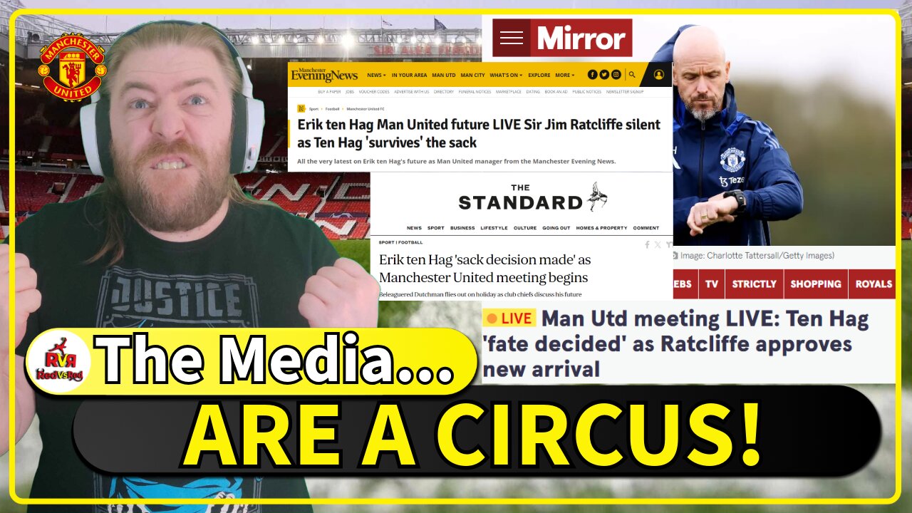 The Media Are LAUGHABLE! - RedVsRed - MUFC Fan Channel - News Update w/ TheSaffronMan