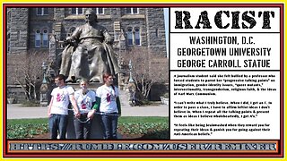 Georgetown University Statue is RACIST