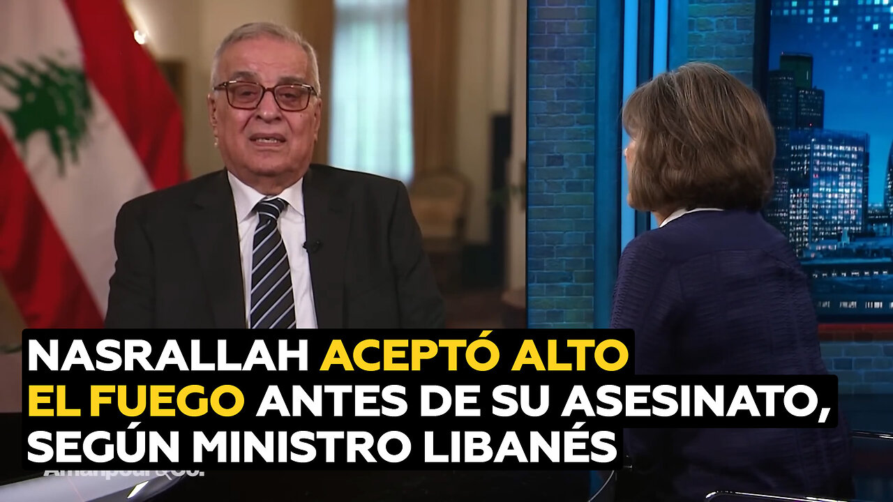 Canciller libanés: Nasrallah aceptó un alto el fuego con Israel antes de su asesinato