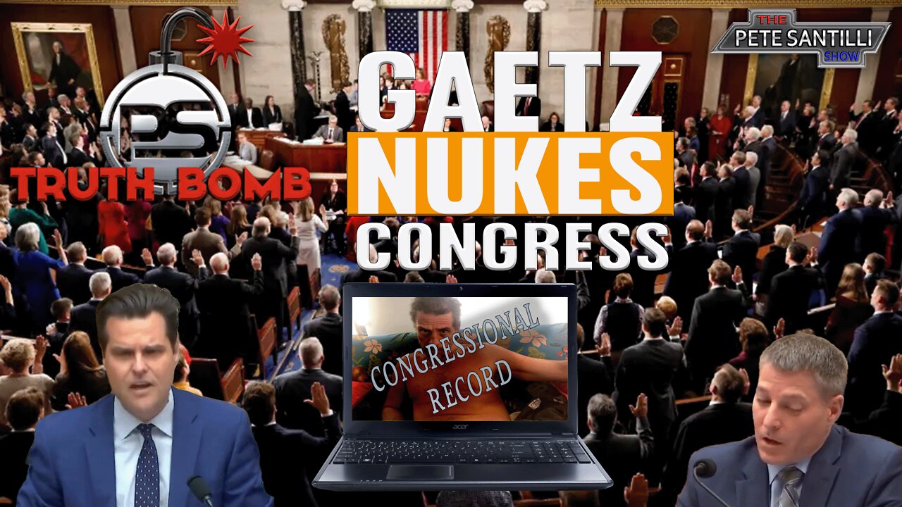 Matt Gaetz Drops A BOMB In Congress TRUTH BOMB #014