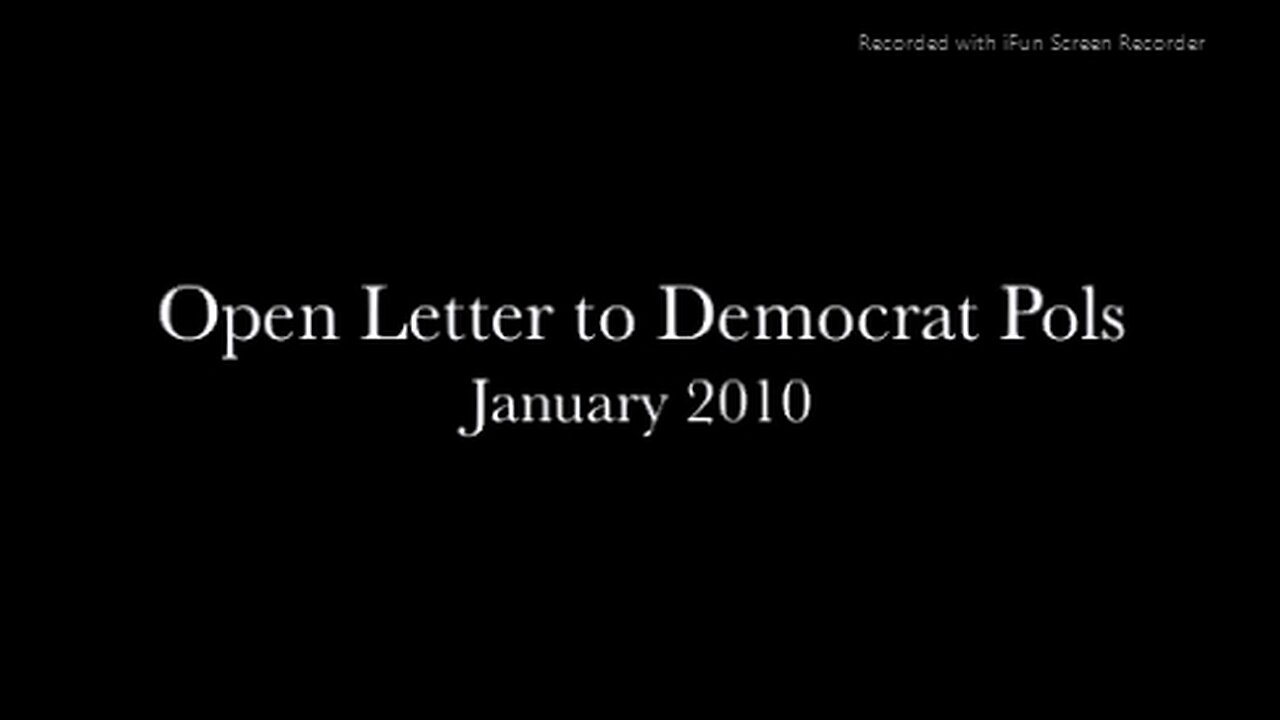 AMERICA RISING - MESSAGE TO DEMOCRATS FROM 2010 - MORE RELEVANT THAN EVER - VIDEO - 3 mins.