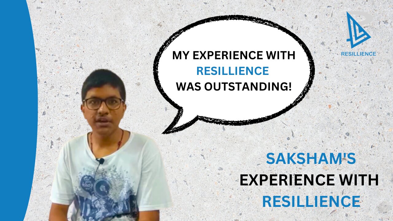 Saksham | Success Story | JEE Advanced | Sharing his experience with RESILLIENCE