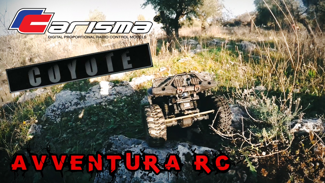 Avventura RC - Toyota Stout (Carisma coyote) percorso tecnico con un nuovo amico