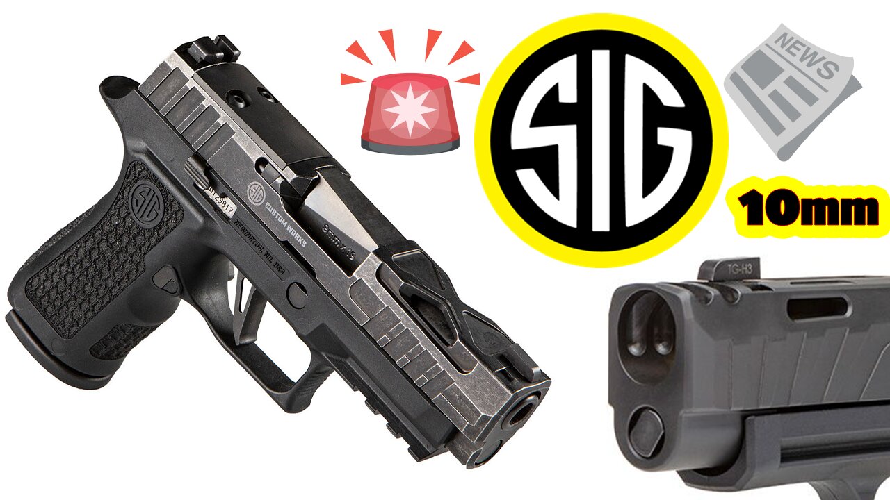 Sig P320 10mm 🧐 Sig P365 380 acp coming SOON, new P320 and more‼️ SIG SAUER | Phil Strader is on 🔥