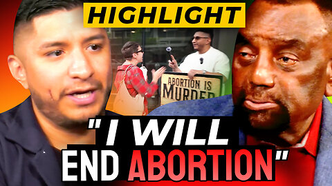 "God doesn't want to end Abortion" - Jesse Lee Peterson ft. Eleazar Perez (Highlight)