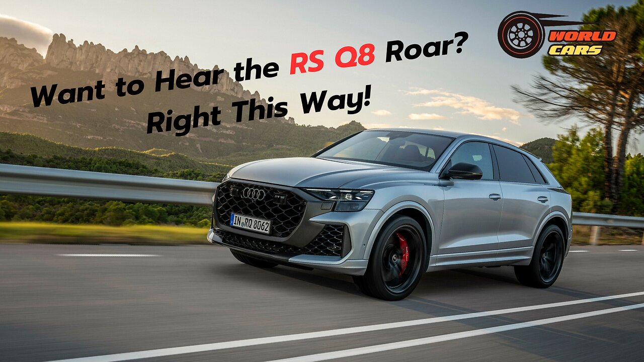 Audi RS Q8 2025 Exhaust Sound & Engine Roar Ultimate Performance SUV on the Road