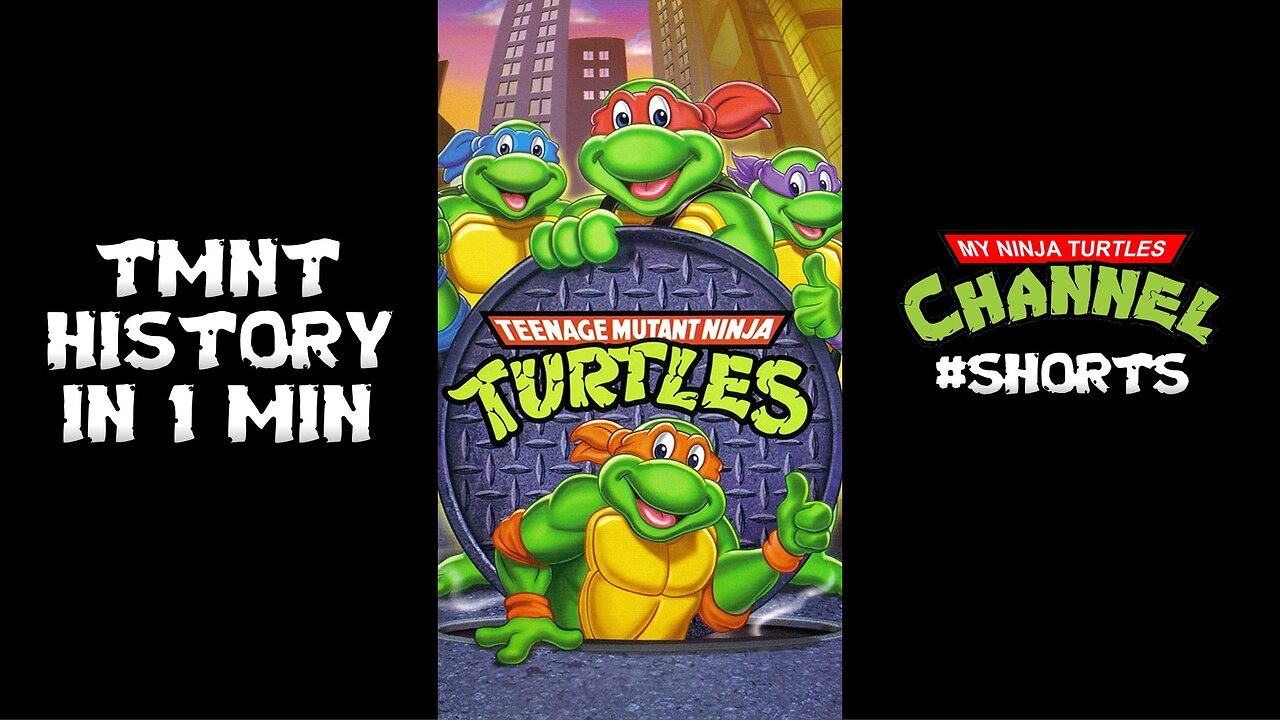 TMNT History in One Minute (40 Years of Teenage Mutant Ninja Turtles)