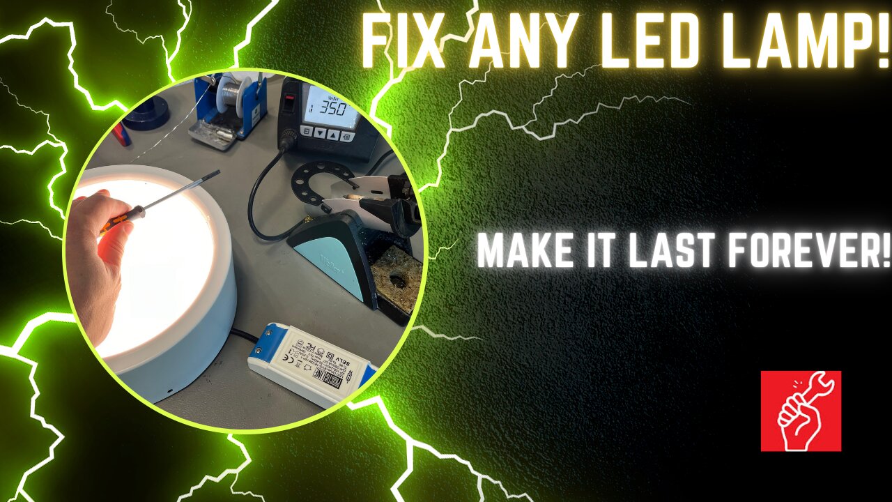 How to fix any LED lamp and make it run forever!