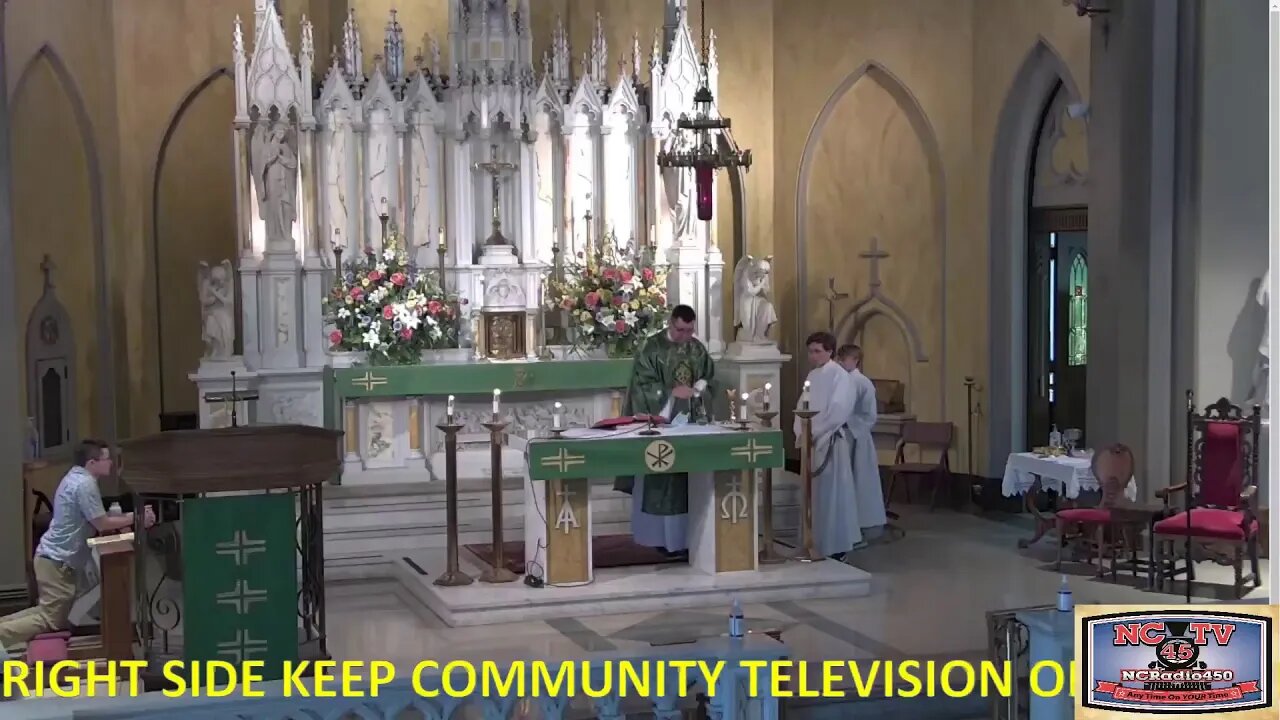 NCTV45 CATHOLIC MASS SUNDAY HOLY SPIRIT PARISH (ST MARY’S) 8 AM SUNDAY AUGUST 8 2021