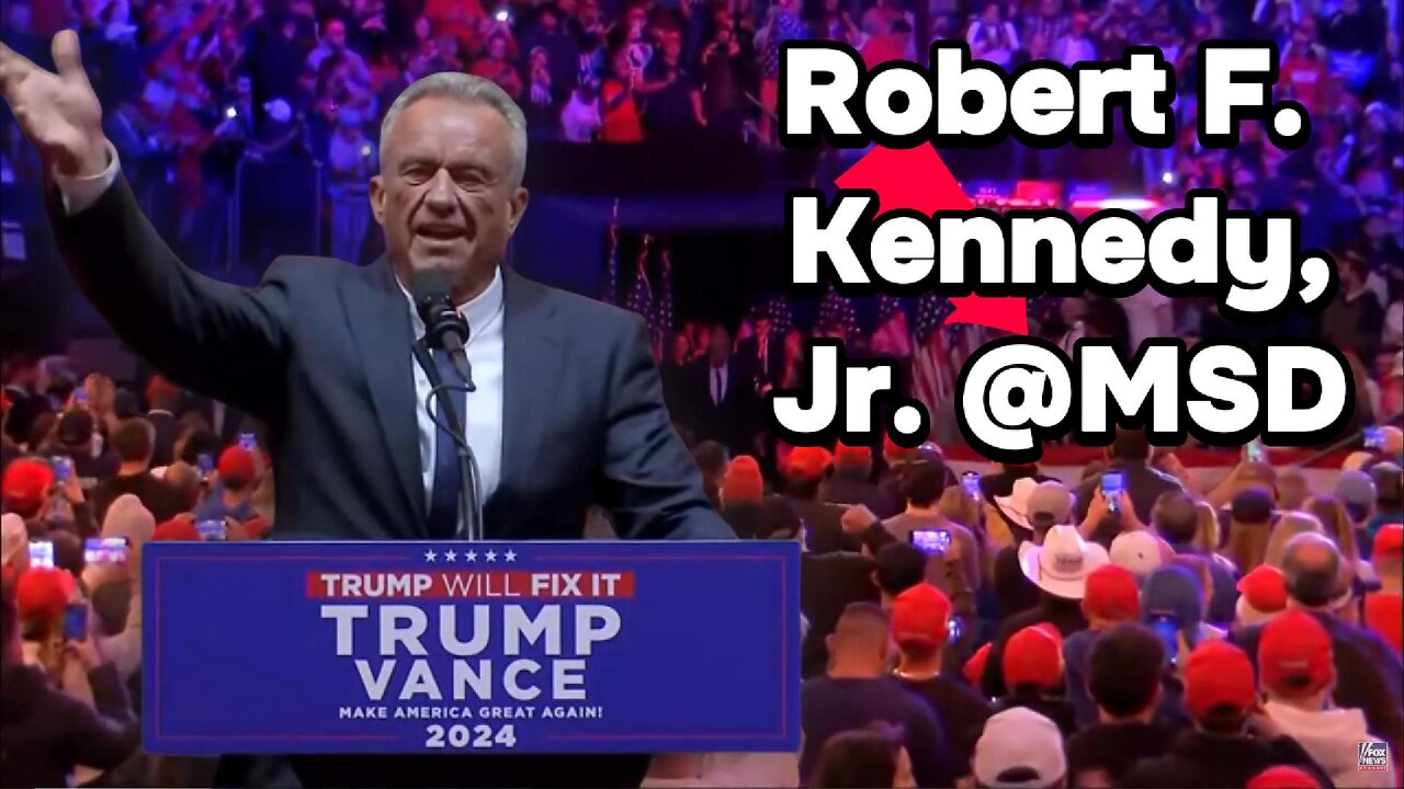 Robert Kennedy Jr, Madison Square Garden. Trump Rally to save america