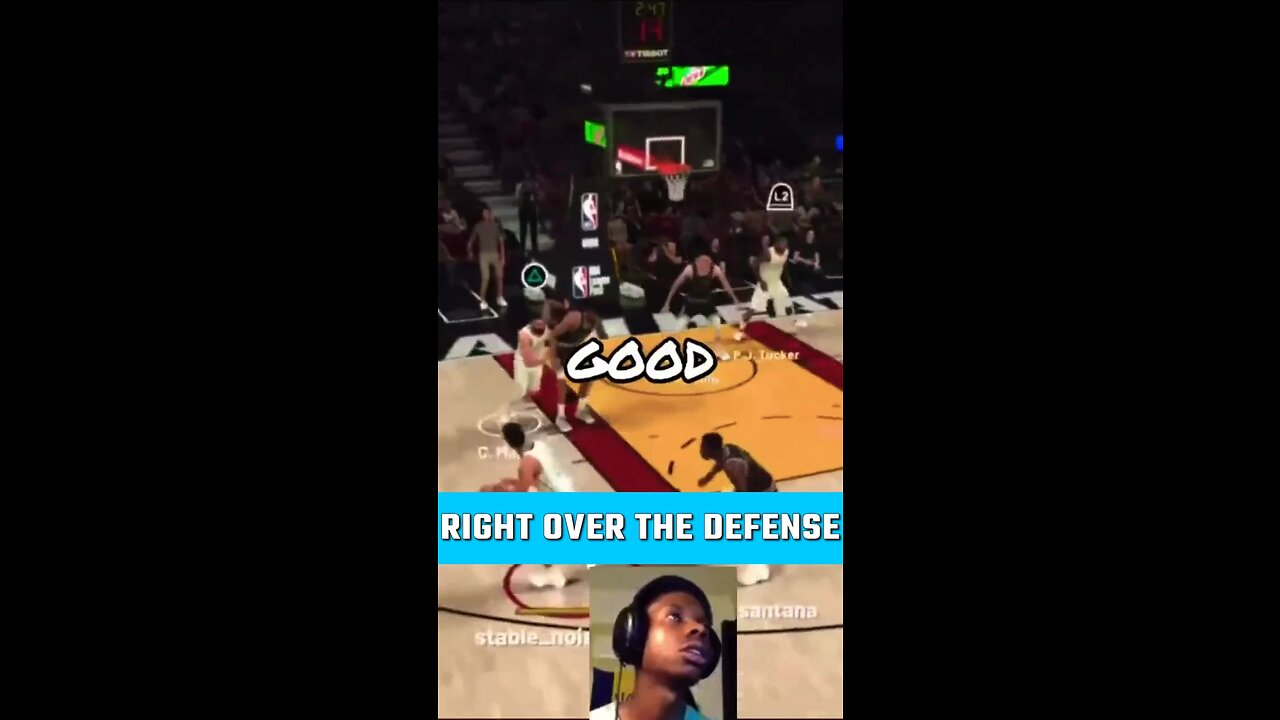 Right Over The Defense