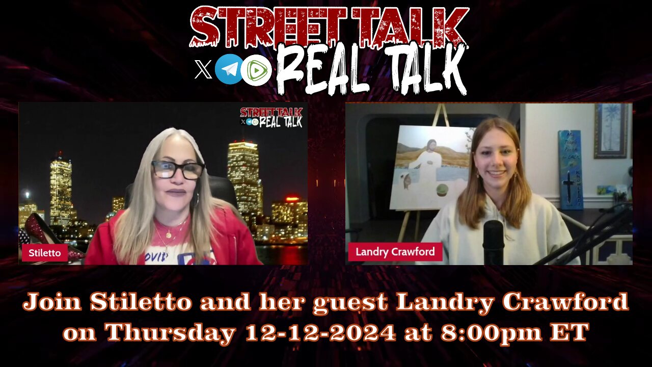 Rebroadcast of Street Talk with Stiletto from 12-12-2024