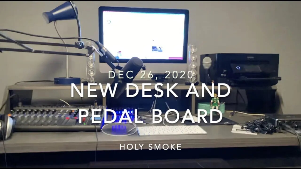 New Desk And Pedal Board