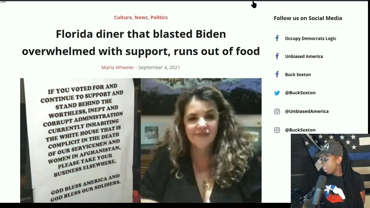 Florida Diner Runs Out Of Food