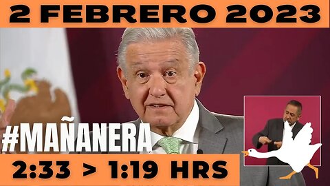 💩🐣👶 #AMLITO | Mañanera Jueves 2 de Febrero 2023 | El gansito veloz de 2:33 a 1:19.