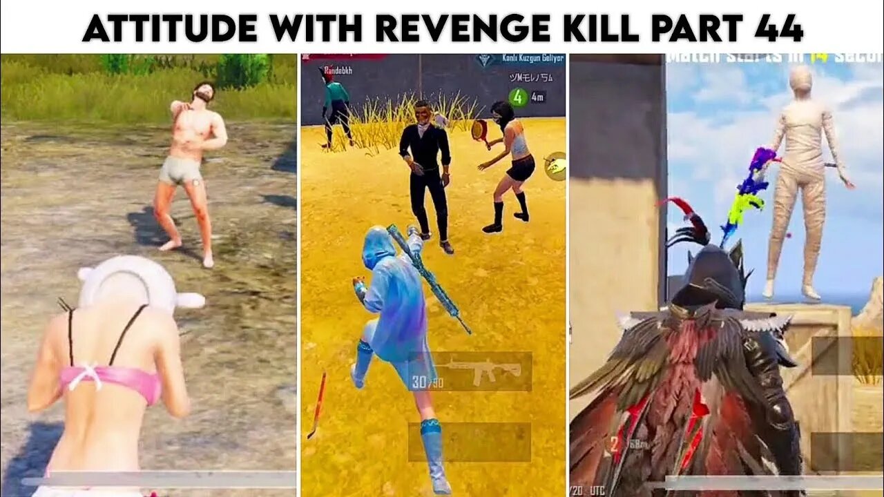 Pubg Mobile Attitude 😈 With Revenge Kill Blood Raven X-Suit 😮 - Season 18 |Part 44 | Xbot 2.0