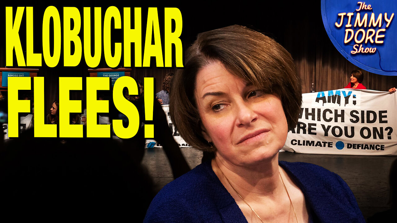 Amy Klobuchar Forced To Leave Her OWN EVENT By Protesters