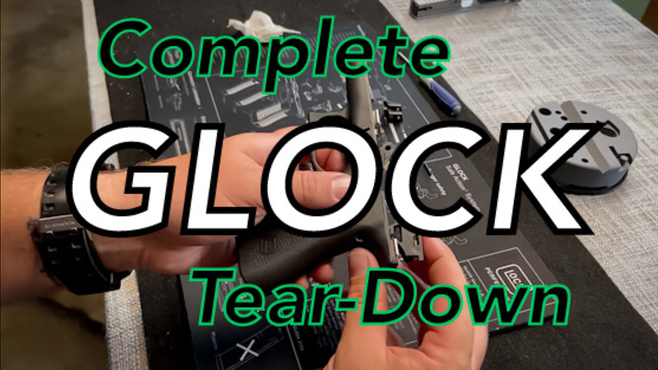 Glock Disassembly (G43X complete breakdown)