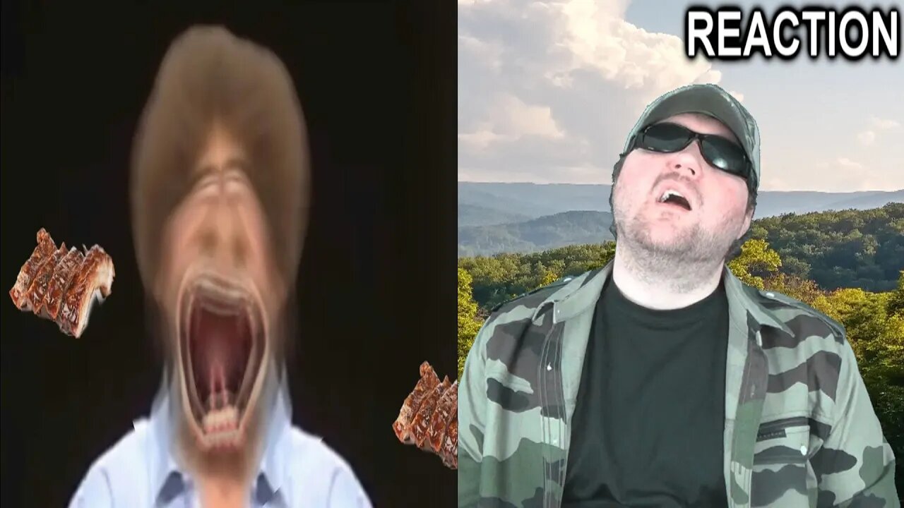 [YTP] Severely Colorblind Bob Ross Makes A Mess! REACTION!!! (BBT)