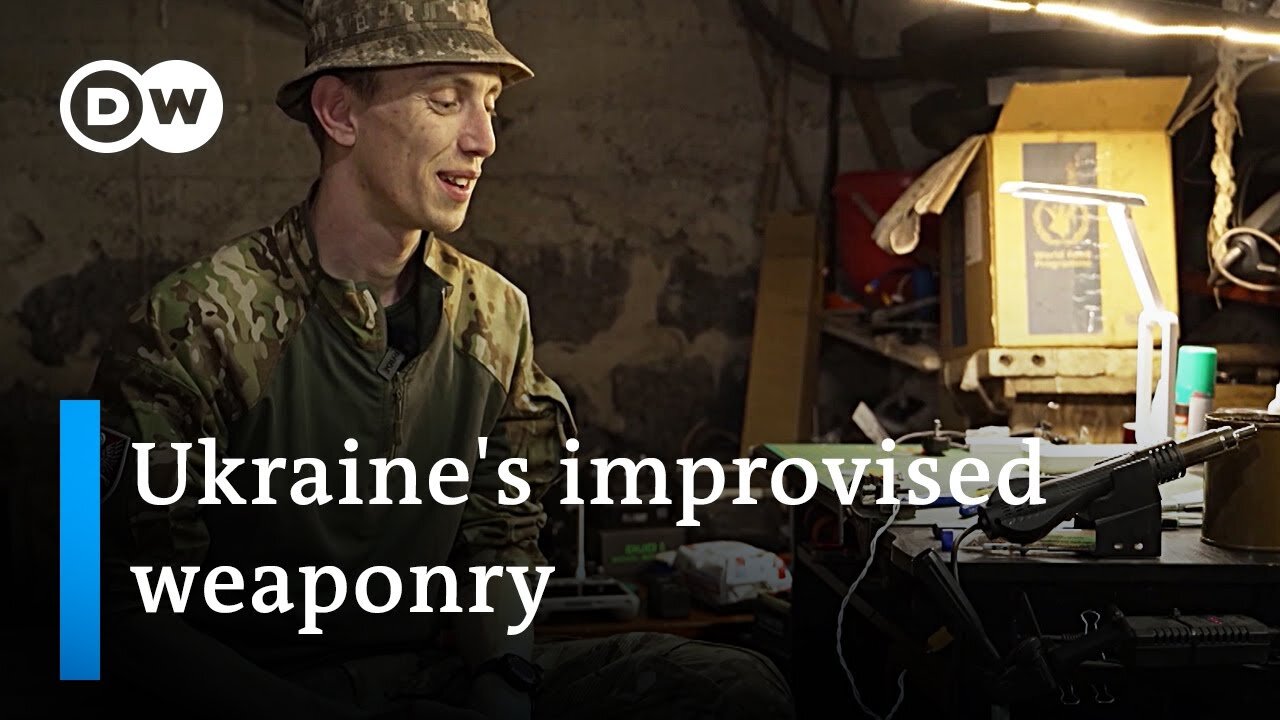 How Ukraine's troops are forced to use improvised weapons on the frontline | DW News