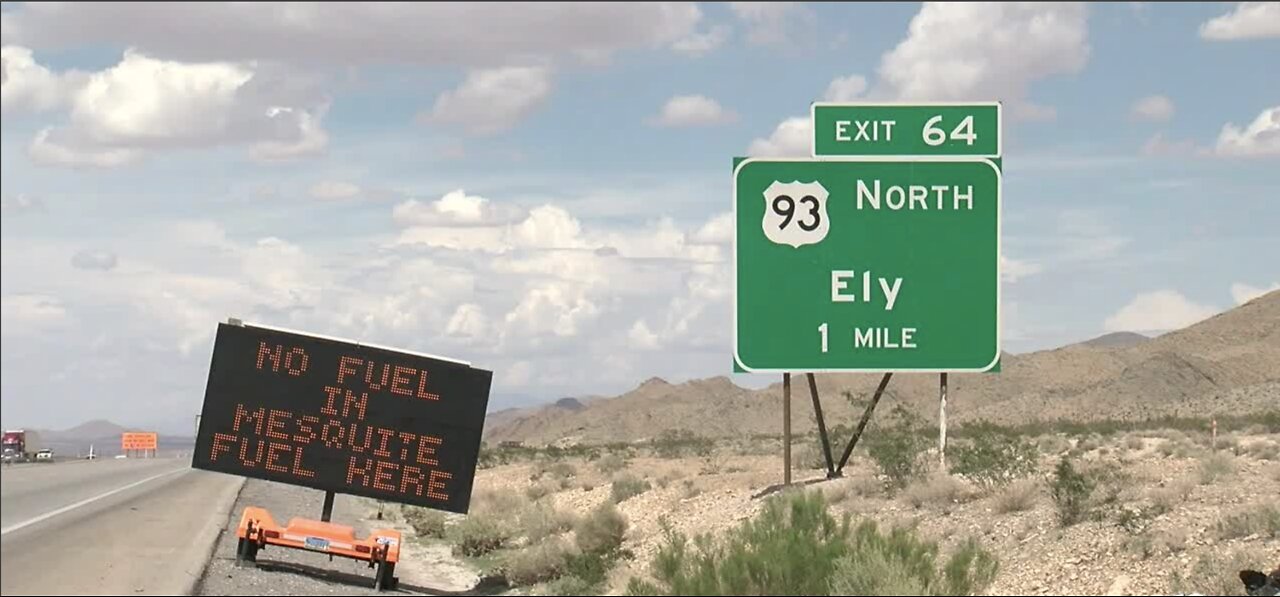 Power restored after outage limited fuel availability on I-15 north of Las Vegas valley