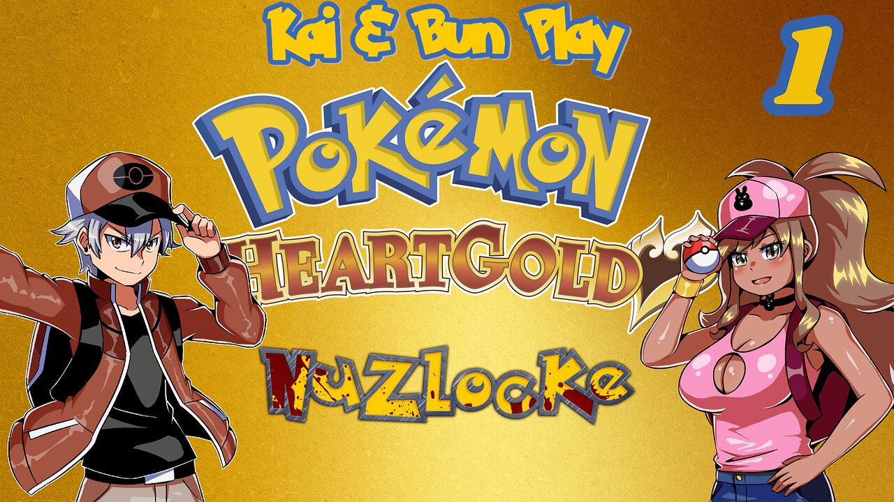 Pokémon Heartgold Nuzlocke #1 | Kai and Bun Play (Livestream)