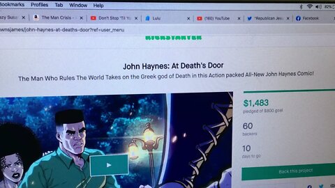 ONLY 10 DAYS LEFT ON THE JOHN HAYNES AT DEATH'S DOOR KICKSTARTER PUT IN YOUR PLEDGE TODAY!