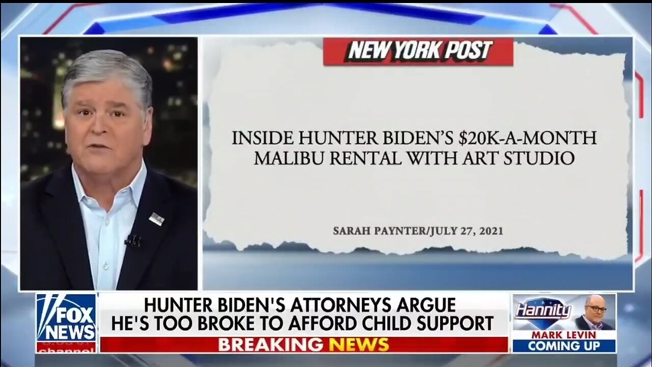 Hannity: Where Did Hunters Millions From Russia, China and Ukraine Go?