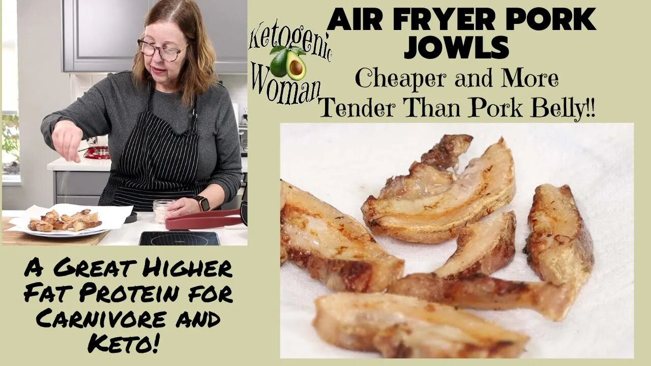 Pork Jowls in the Air fryer | What are Pork Jowls and What Do you Do With Them?