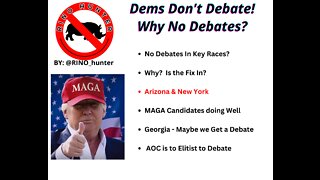 Dems Don't Debate?