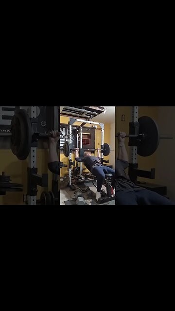 LOW INCLINE BENCH 215x1🎥 WENSNDAY NOV 22nd AFTERNOON session