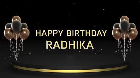 Wish you a very Happy Birthday Radhika