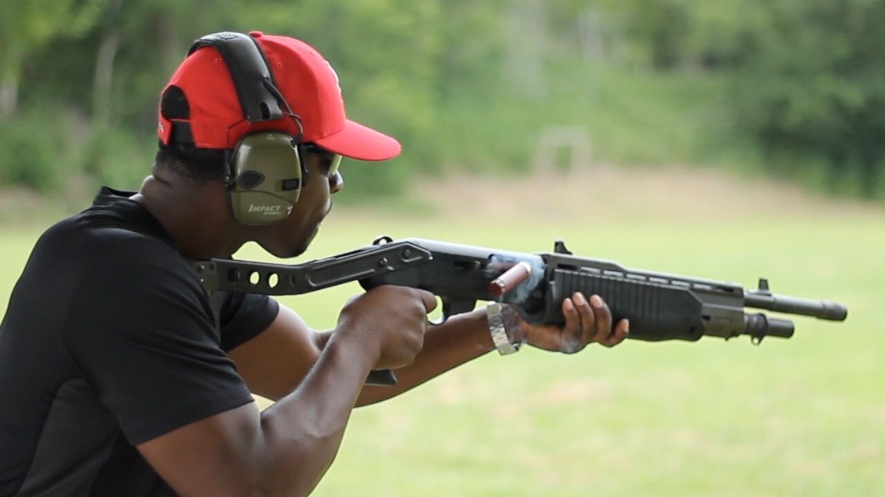 SPAS 12 GAUGE SHOTGUN: The 80's Baby Shotgun