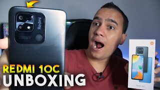 Redmi 10C, o MELHOR SMARTPHONE BARATINHO da XIAOMI! Unboxing e Impressões