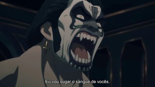 REACT - TEM ATÉ VAMPIRO NESSE ANIME!! Bastard!! Heavy Metal, Dark Fantasy #shorts