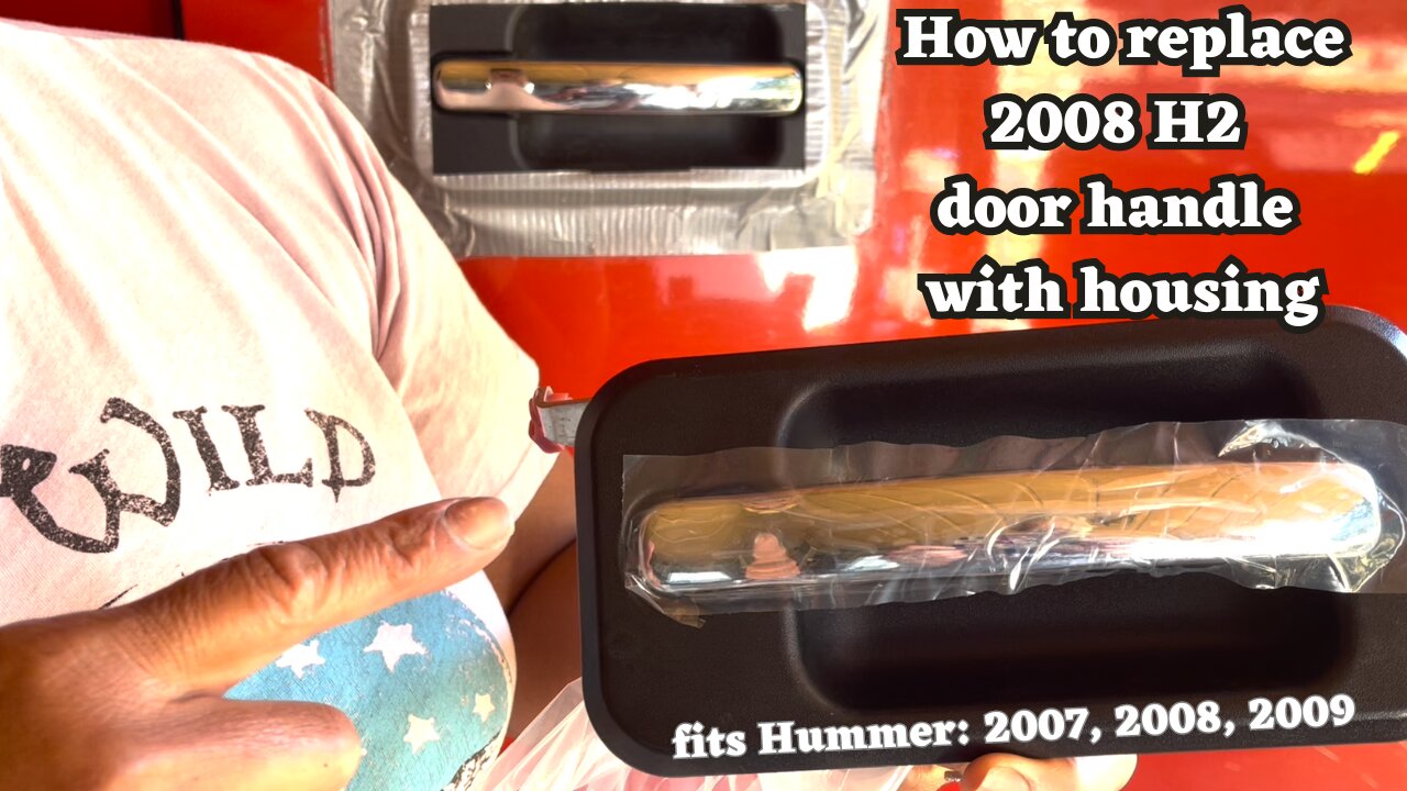 I'm? fixn my 08' #H2 passenger side door handle| how to #Wife#diy mechanic, hubby on stand by🤣