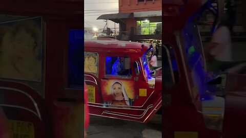 Red Jeepney Drive Time #shorts #viral #shortvideo #shortsvideo #subscribe #shortsfeed #philippines