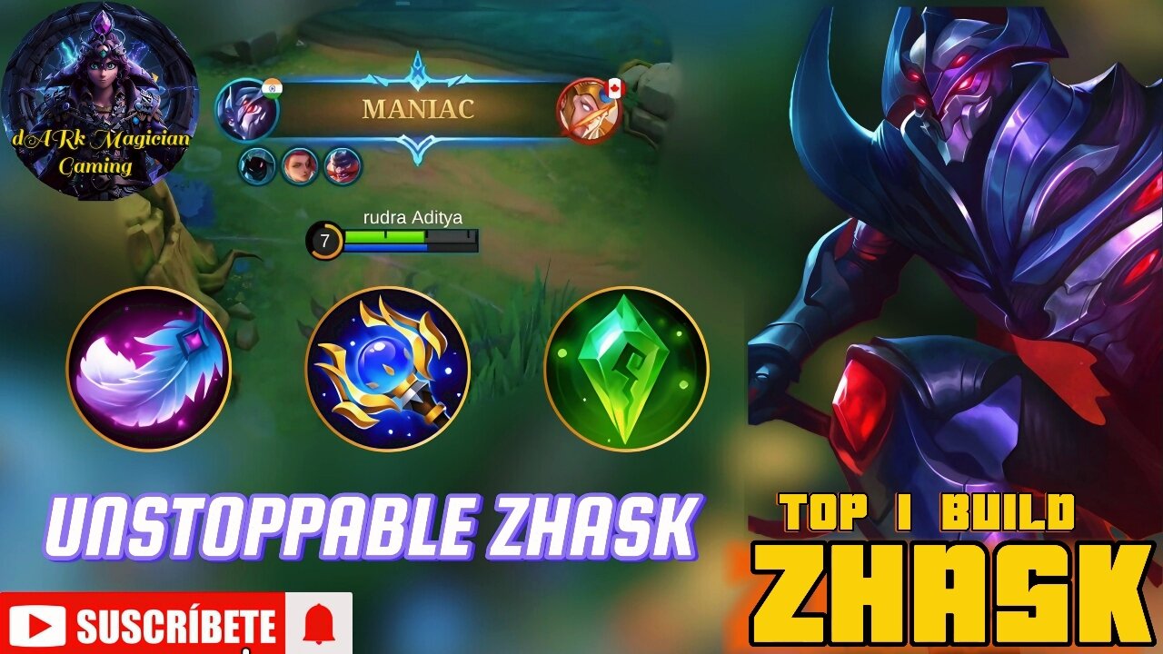 MANIAC 😅 🤣 🤩 | UNBELIEVABLE ZHASK GAMEPLAY 2024 | MOBILE LEGENDS BANG BANG