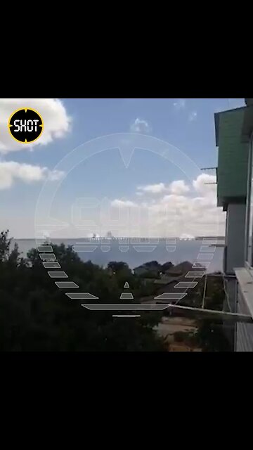 New Ukrainian attack on Crimea bridge moments ago