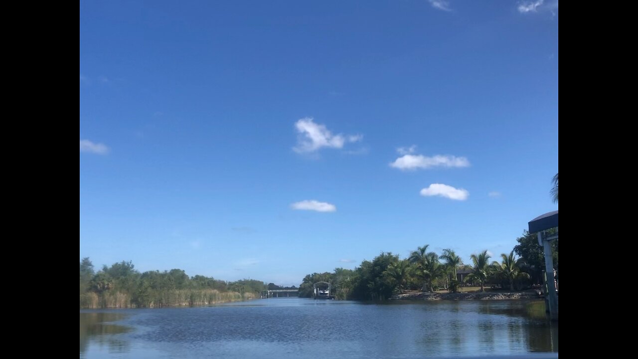 Canal Cruise of South Gulf Cove, Florida