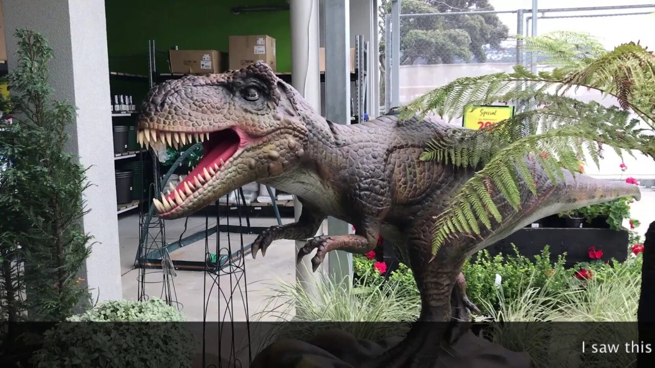 Animatronic Velociraptor Dinosaur