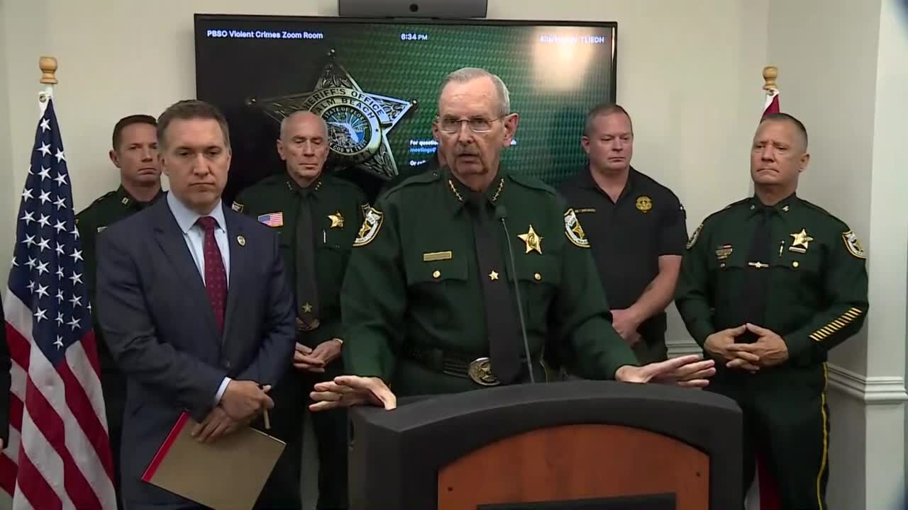 PBSO holds news conference about arrests in crashes